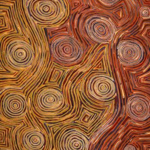 Mina Mina Jukurrpa (Mina Mina Dreaming) -  Ngalyipi by Pauline Napangardi Gallagher (dec)