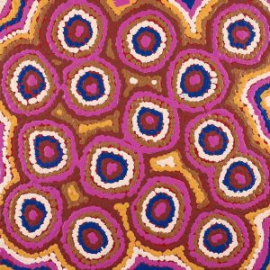 Mina Mina Jukurrpa (Mina Mina Dreaming) -  Ngalyipi by Sarah Napaljarri Sims