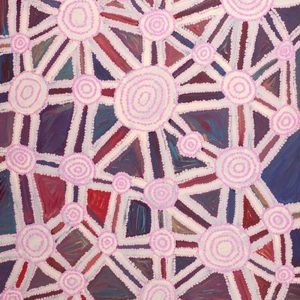 Ngapa Jukurrpa (Water Dreaming)  -  Puyurru by Bess Napanangka Poulson