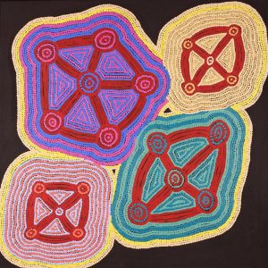 Yankirri Jukurrpa (Emu Dreaming) - Ngarlikurlangu by Sabrina Nungarrayi Gibson