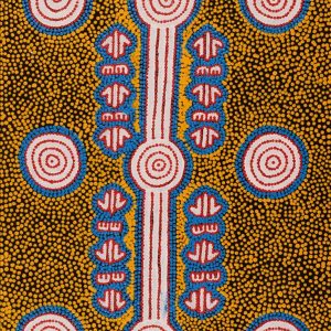 Marlu Jukurrpa (Red Kangaroo Dreaming) Yarnardilyi & Jurnti by Michael Japaljarri Wayne