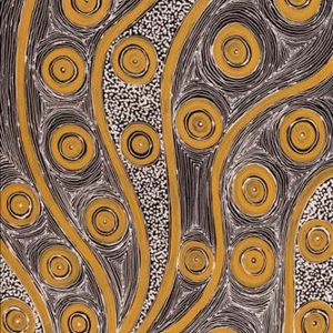 Mina Mina Jukurrpa (Mina Mina Dreaming) - Ngalyipi by Valda Napangardi Granites