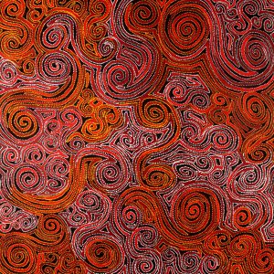 Mina Mina Jukurrpa (Mina Mina Dreaming) by Pauline Napangardi Gallagher (dec)