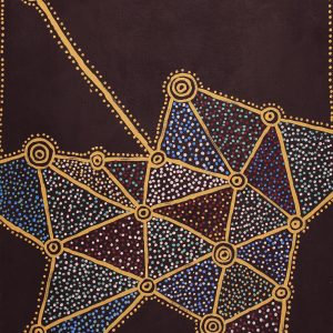 Ngapa Jukurrpa (Water Dreaming) - Puyurru by Christopher Japangardi Michaels