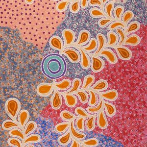 Kaliny-kalinypa / Ultukunpa Jukurrpa  -  Honey Grevillea Dreaming by Brenda Armstrong