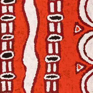 Luurnpa Jukurrpa (Kingfisher Dreaming) - Lake MacKay by Shaimaya Nampijinpa Brown