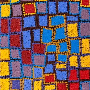 Pamapardu Jukurrpa (Flying Ant Dreaming)  - Warntungurru by Laketta Sharona Nampijinpa Turner