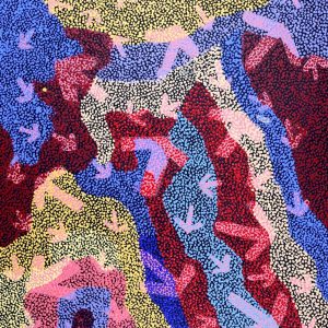 Yankirri Jukurrpa (Emu Dreaming) - Ngarlikirlangu by Margaret Nangala Gallagher