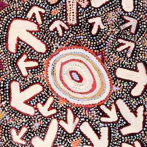 Yankirri Jukurrpa (Emu Dreaming) - Ngarlikirlangu by Margaret Nangala Gallagher