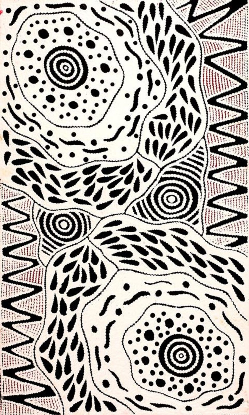 Pikilyi Jukurrpa (Vaughan Springs Dreaming) by Ursula Napangardi Hudson