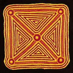 Yankirri Jukurrpa (Emu Dreaming) - Ngarlikirlangu by Sabrina Nungarrayi Gibson