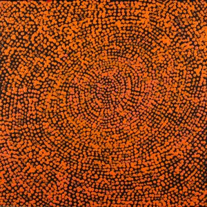 Ngapa Jukurrpa (Water Dreaming)  -  Puyurru by Sarah Napurrurla Leo