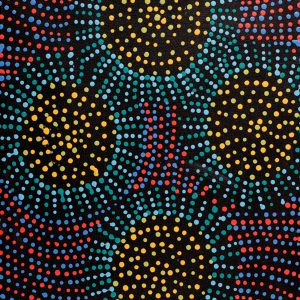 Jintiparnta Jukurrpa (Desert Truffle Dreaming) - Mina Mina by Tina Napangardi Martin