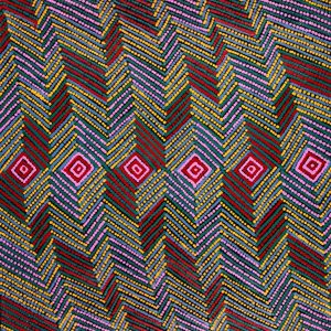 Lukarrara Jukurrpa (Desert Fringe-rush Seed Dreaming) by Gloria Napangardi Gill