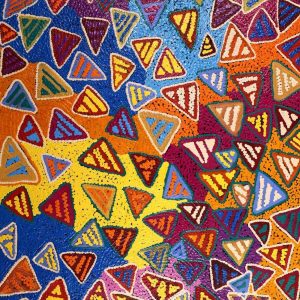 Pikilyi Jukurrpa (Vaughan Springs Dreaming) by Selina Napanangka Fisher