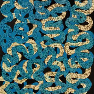 Warlukurlangu Jukurrpa (Fire country Dreaming) by Vanetta Nampijinpa Hudson