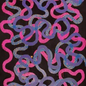 Warlukurlangu Jukurrpa (Fire country Dreaming) by Vanetta Nampijinpa Hudson