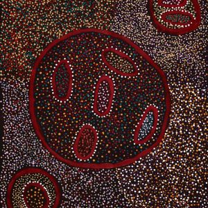 The Seven Sisters - Anangu Pitjantjatjara Yankunytjatjara Jukurrpa by Joshua Jungarrayi Brady