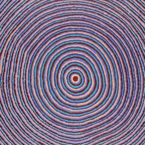 Pirlarla Jukurrpa (Dogwood Tree Bean Dreaming) by Stephen Jakamarra Walker