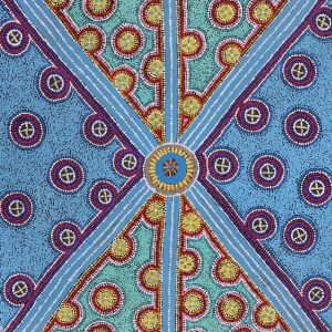 Ngapa Jukurrpa (Water Dreaming)  -  Puyurru by Alfreda Nungarrayi Martin