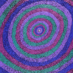 Ngapa Jukurrpa (Water Dreaming)  -  Puyurru by Sarah Napurrurla Leo