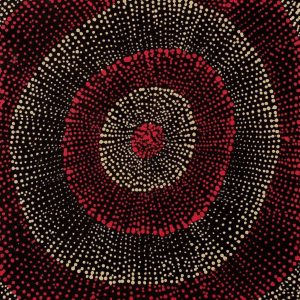 Ngapa Jukurrpa (Water Dreaming)  -  Puyurru by Melissa Nampijinpa Karpa