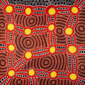 Wanakiji Jukurrpa (Bush Tomato Dreaming) by Juliette Nakamarra Morris