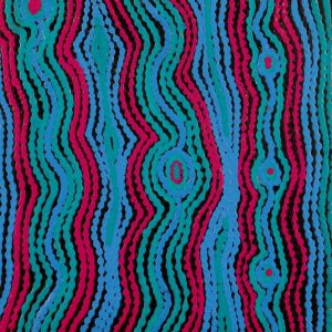 Pikilyi Jukurrpa (Vaughan Springs Dreaming) by Selina Napanangka Fisher
