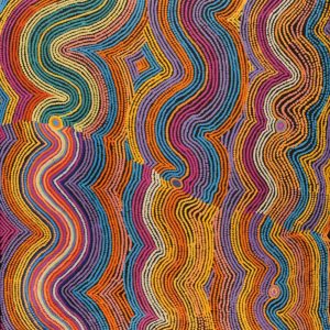 Pikilyi Jukurrpa (Vaughan Springs Dreaming) by Selina Napanangka Fisher