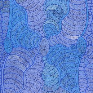 Janganpa Jukurrpa (Brush-tail Possum Dreaming)-  Mawurrji by Judith Nungarrayi Martin