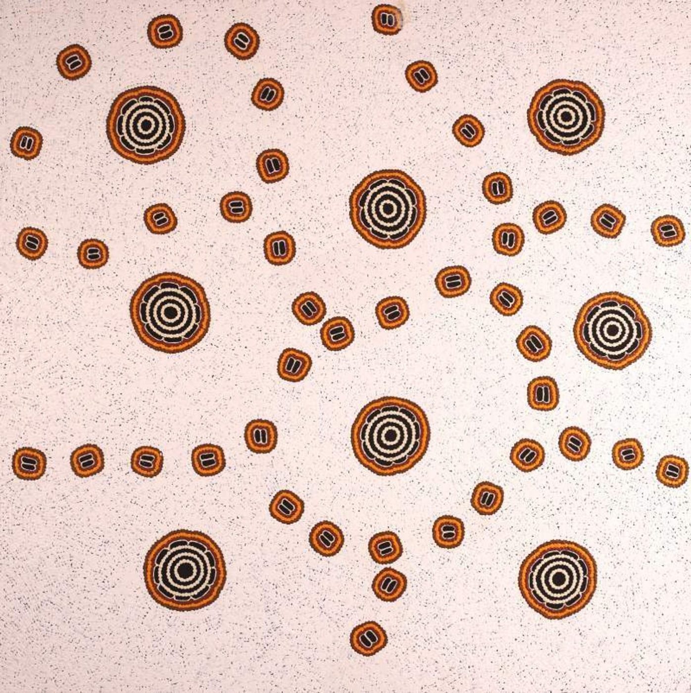 Pamapardu Jukurrpa (Flying Ant Dreaming) - Warntungurru by Kara Napangardi Ross