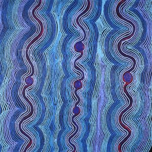 Pikilyi Jukurrpa (Vaughan Springs Dreaming) by Selina Napanangka Fisher