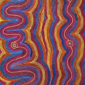 Pikilyi Jukurrpa (Vaughan Springs Dreaming) by Selina Napanangka Fisher
