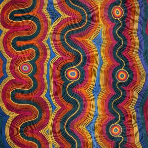 Pikilyi Jukurrpa (Vaughan Springs Dreaming) by Selina Napanangka Fisher