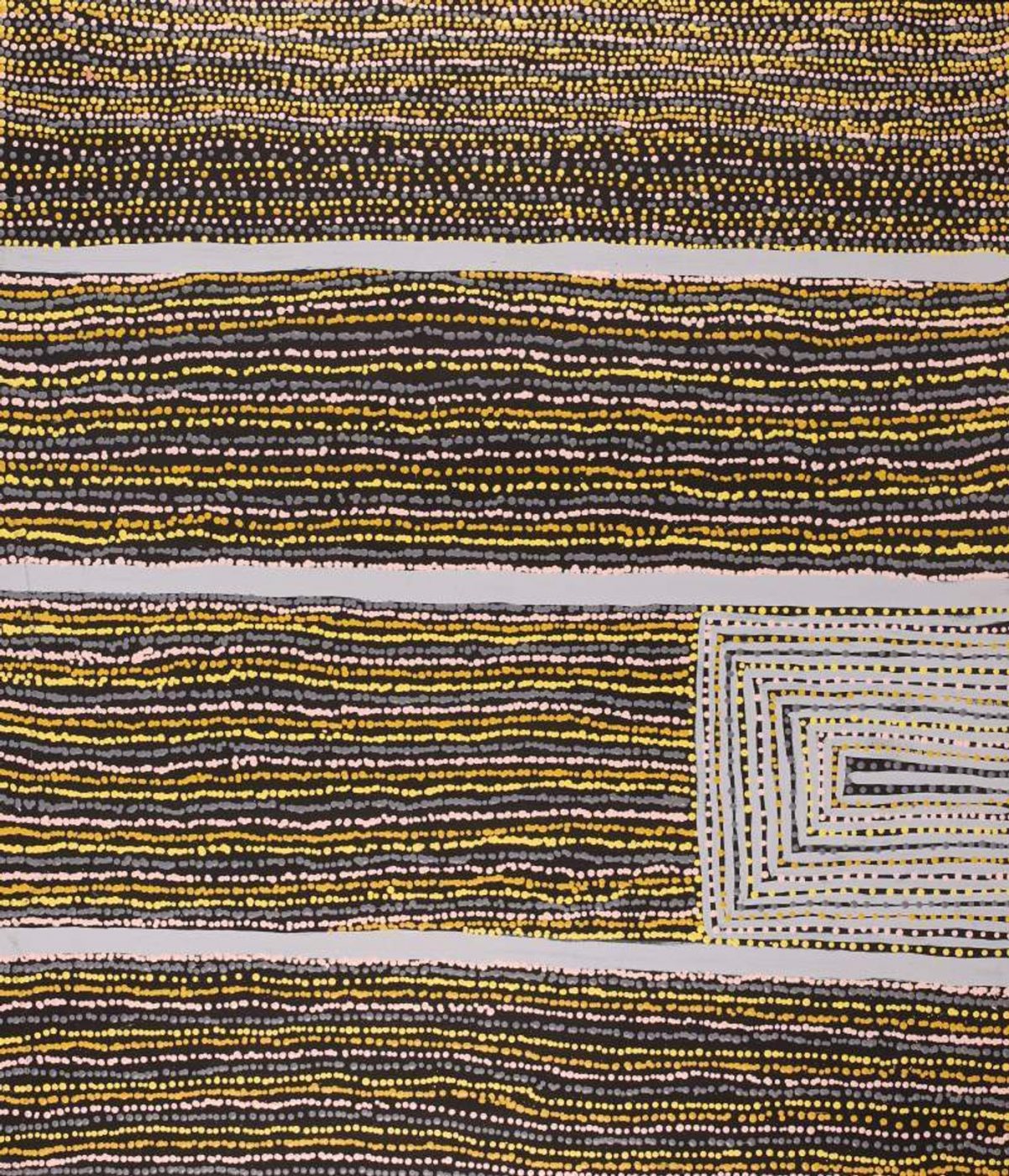 Mina Mina Jukurrpa (Mina Mina Dreaming) by Virginia Napaljarri Sims