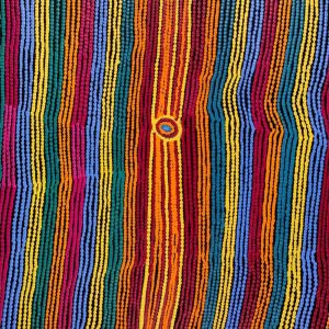 Pikilyi Jukurrpa (Vaughan Springs Dreaming) by Selina Napanangka Fisher