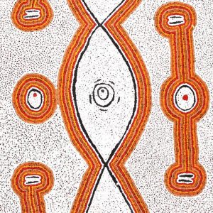 Pamapardu Jukurrpa (Flying Ant Dreaming) - Warntungurru by Kara Napangardi Ross