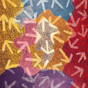 Yankirri Jukurrpa (Emu Dreaming) - Ngarlikirlangu by Margaret Nangala Gallagher