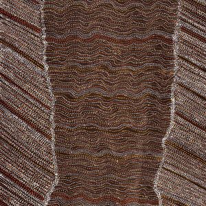 Ngapa Jukurrpa (Water Dreaming)  -  Puyurru by Chantelle Nampijinpa Robertson