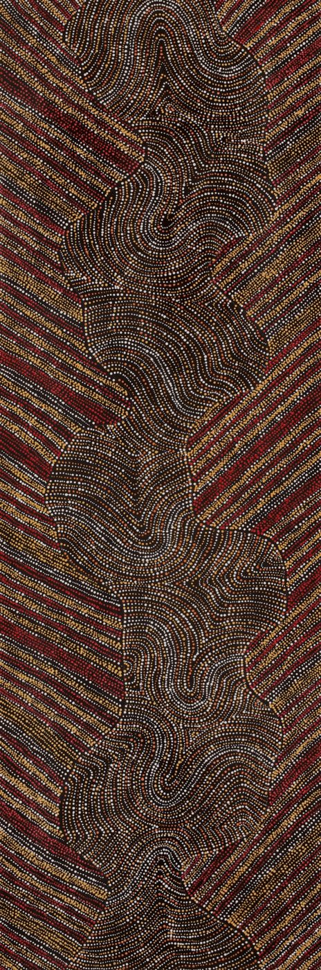 Ngapa Jukurrpa (Water Dreaming)  -  Puyurru by Chantelle Nampijinpa Robertson