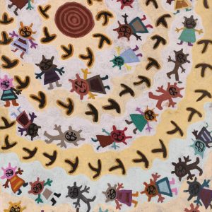 Nguru Yurntumu-wana (Country around Yuendumu) by Clarise Nampijinpa Poulson