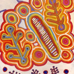 Mina Mina Jukurrpa (Mina Mina Dreaming) by Saraeva Napangardi Marshall