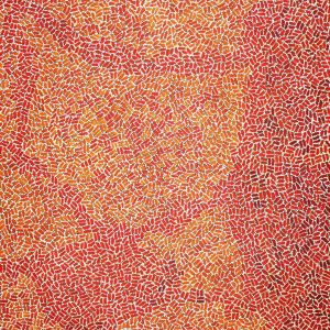 Warlukurlangu Jukurrpa (Fire country Dreaming) by Nathania Nangala Granites