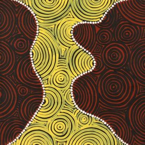 Ngalyipi Jukurrpa (Snake Vine Dreaming) - Purturlu by Ingrid Napangardi Williams