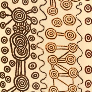 Warna Jukurrpa (Snake Dreaming) by Roschelle Nampijinpa Major