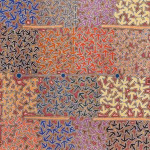 Yankirri Jukurrpa (Emu Dreaming) - Ngarlikirlangu by Jeffrey Jangala Gallagher