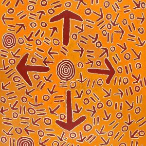 Yankirri Jukurrpa (Emu Dreaming) - Ngarlikirlangu by Michael Jangala Gallagher