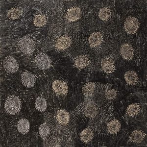 Ngapa Jukurrpa (Water Dreaming)  - Mikanji by Lola Nampijinpa Brown
