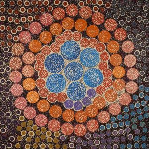 Watiya-warnu Jukurrpa (Seed Dreaming) by Drusilla Nangala Spencer