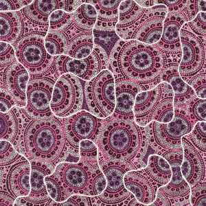 Ngalyipi Jukurrpa (Snakevine Dreaming) - Mina Mina by Kirsty Anne Napanangka Martin